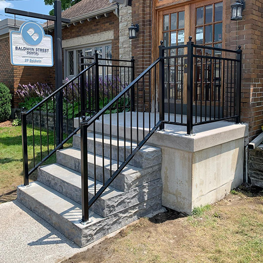 exterior metal railing